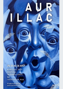 Affiche Festival international de théâtre de rue d'Aurillac