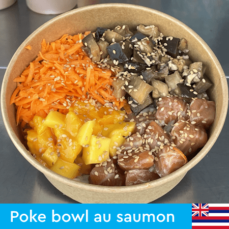 Poke bowl au saumon - Hawaï